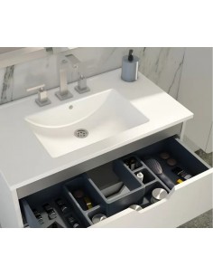 Buona cima vanitory pvc blanco 0.80 