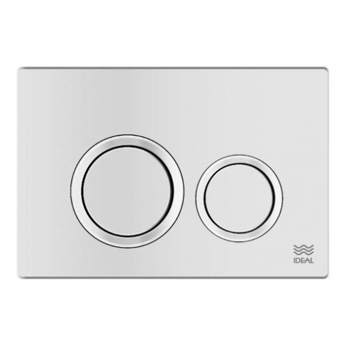 IDEAL CAJA CON TAPA Y 2 TECLA P/DEP. SUMA 2 RITMO ACERO INOX. (80300)